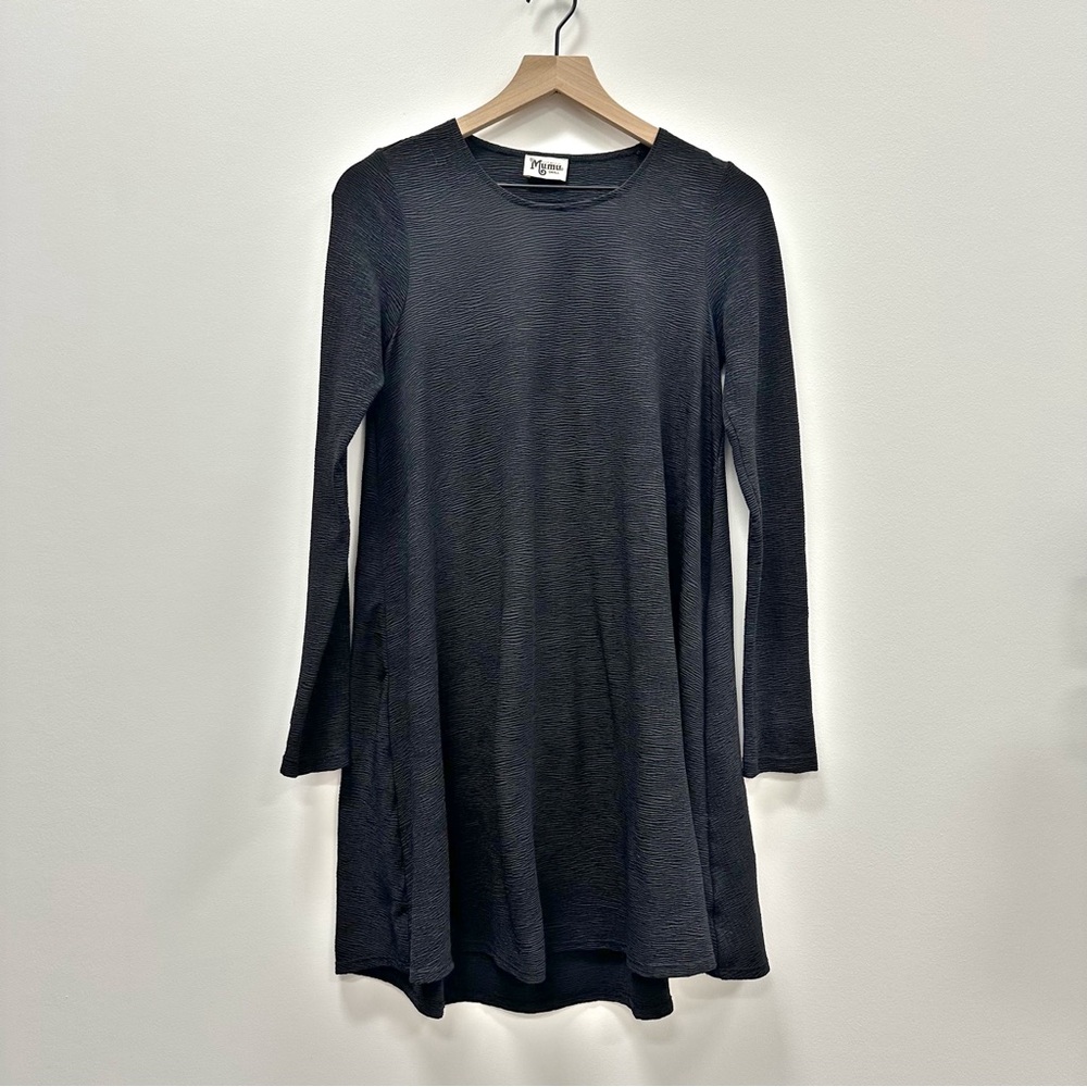Show Me Your MuMu Black Long Sleeve Mini Dress - Small